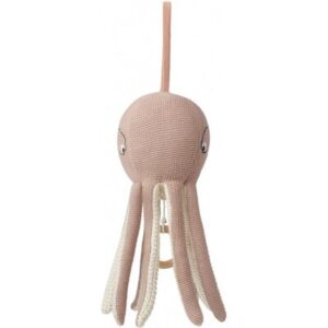 Mobile musical Angela - pieuvre octopus roseLIEWOOD