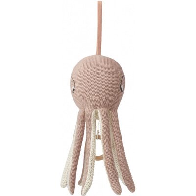 Mobile musical Angela - pieuvre octopus roseLIEWOOD