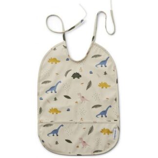 Bavoir Lai dinosaure mix LIEWOOD l www.little-home.fr Bavoir déperlant