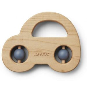 Hochet Anneau de dentition bébé en bois voiture LIEWOOD www.little-home.fr