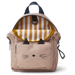 Petit Sac à dos maternelle Saxo - Chat Rose LIEWOOD