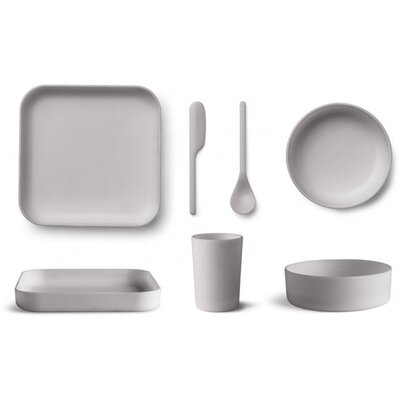 Coffret set repas bambou - dumbo grey LIEWOOD