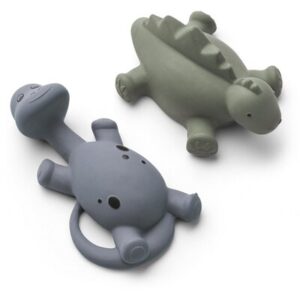 2 Jouets naturels pour le bain Algi dinosaures LIEWOOD www.little-home.fr