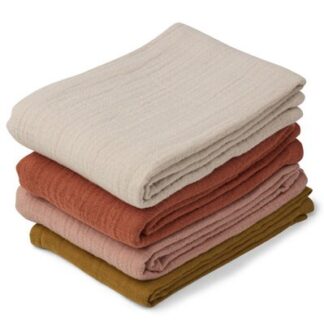 4 langes bio Leon - nuances de rose sable mix LIEWOOD