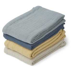 4 langes bio Leon - nuances de bleu blue mix LIEWOOD