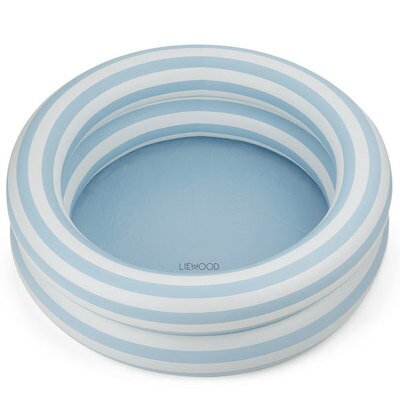 Piscine gonflable Léonore - rayures sea blue LIEWOOD