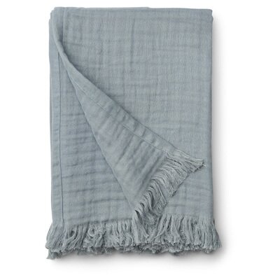 Couverture lange Mousseline Coton Bio Sea Blue LIEWOOD www.little-home.fr