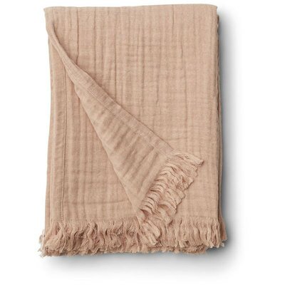 Couverture lange Mousseline Coton Bio - Rose LIEWOOD www.little-home.fr