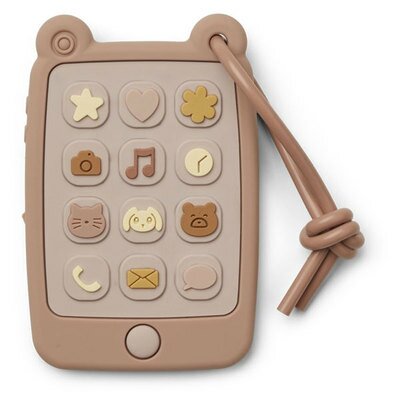 Jouet éveil dentition téléphone mobile rose LIEWOOD www.little-home.fr