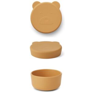 Boîte pique-nique snack - Ours jaune mellow LIEWOOD