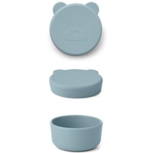 Boîte pique-nique snack - Ours sea blue LIEWOOD