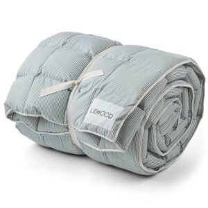 Couette adulte Kapok naturel Rayures bleues LIEWOOD