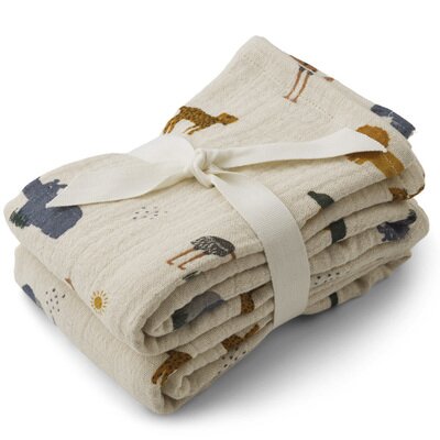 2 langes Bio Safari Sandy LIEWOOD l www.little-home.fr Lange Naissance