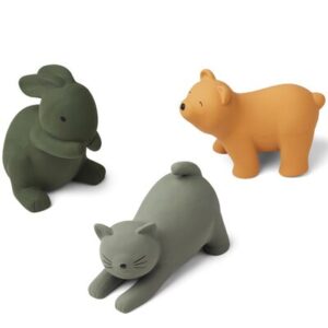 3 Jouets naturels pour le bain animaux LIEWOOD www.little-home.fr