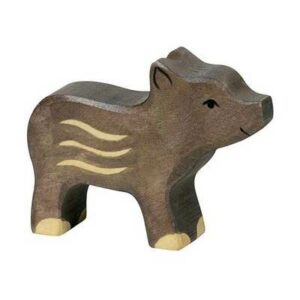 Figurine animal en bois - marcassin HOLZTIGER