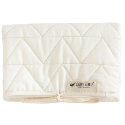 Matelas à langer nomade matelassé Marbella Naturel écru coton Bio NOBODINOZ l little-home.f