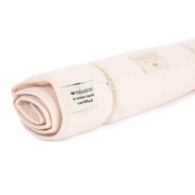 Matelas à langer de Voyage Nomad Rose rêve coton Bio NOBODINOZ l www.little-home.fr Cadeau de Naissance