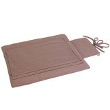 Matelas à langer de voyage - rose fané NUMERO 74