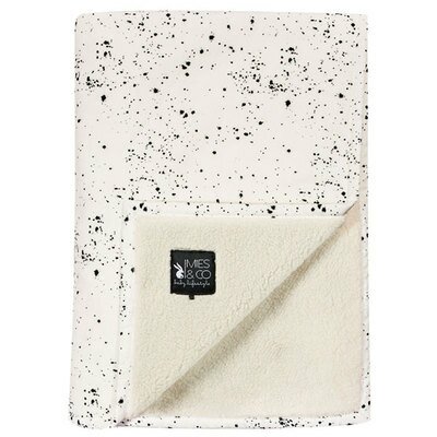 Couverture polaire Berceau Poussette galaxy blanc MIES and Co l www.little-home.fr naissance maternité