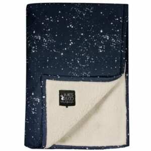 Couverture polaire Berceau galaxy Parisian night MIES and Co l www.little-home.fr naissance maternité