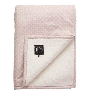 Couverture polaire naissance Pretty Pearls MIES and Co www.little-home.fr