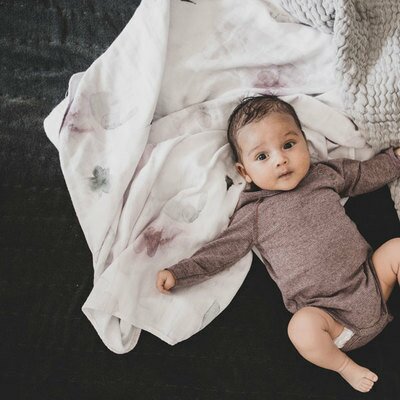 Couverture lange Forever Flower White MIES and Co