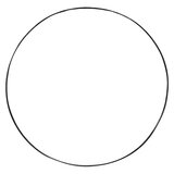 Structure métal vintage - cercle anneau DIY NUMERO 74