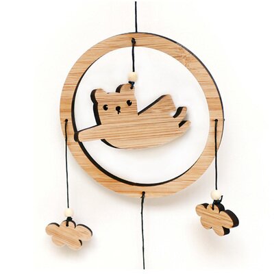 Mini Mobile bois - super-héros TED and TONE l www.little-home.fr Attrape-rêves Superhero Bois Naturel