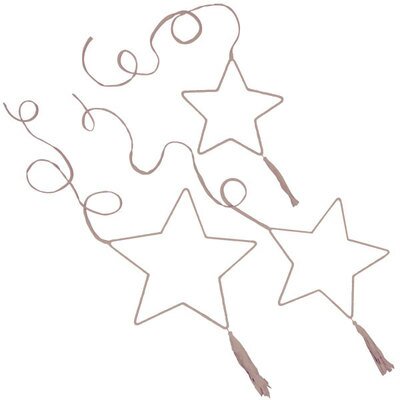 Mobile 3 étoiles - rose fané NUMERO 74