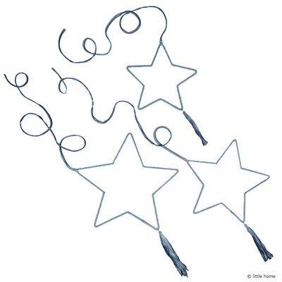 Mobile 3 étoiles - bleu gris NUMERO 74