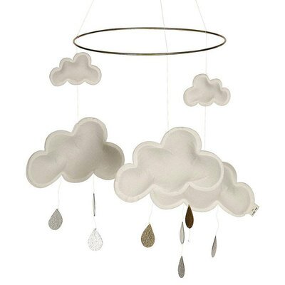 Mobile Nuage Snowberry KONGES SLOJD l www.little-home.fr Décoration Poétique Chambre enfant Eveil Bébé