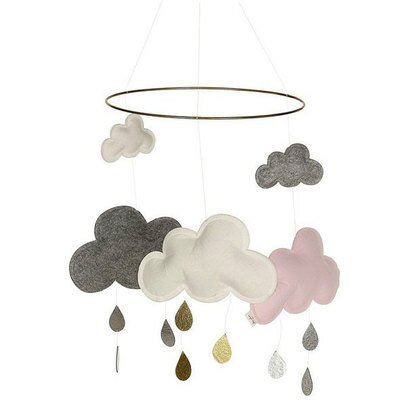 Mobile Nuage Pinkberry KONGES SLOJD l www.little-home.fr Décoration Poétique Chambre enfant Eveil Bébé