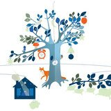 Mobile Nuit insolite LITTLE BIG ROOM by DJECO