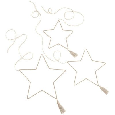 Mobile 3 étoiles naturel bio NUMERO 74 l www.little-home.fr Mobile Décoration Chambre Bébé Enfant Design