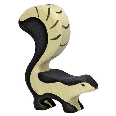 Figurine animal en bois - mouffette HOLZTIGER