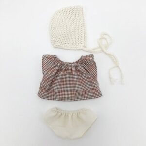 Blouse Vichy Bloomer Liberty Poupée Gordi Paola Reina