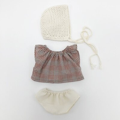 Blouse Vichy Bloomer Liberty Poupée Gordi Paola Reina