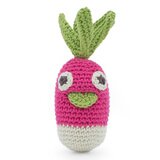 Hochet d'éveil tricot bio Mini Radis Gigi MYUM l www.little-home.fr veggie