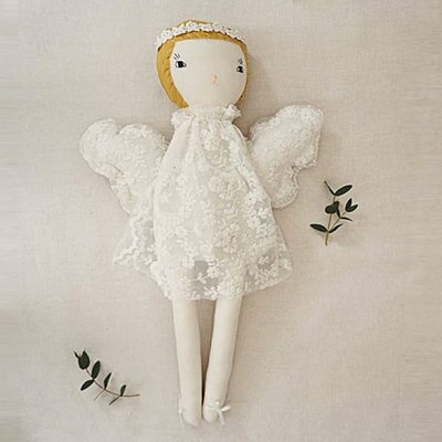 Poupée Nina Bloom white BORAMIRI l www.little-home.fr création unique et poétique créateur enfant bébé