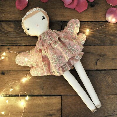 Poupée Nina Dragonfly Liberty rose BORAMIRI