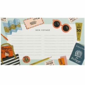 Bloc notes Bon voyage RIFLE PAPER CO l www.little-home.fr Carnet Bon voyage paris Bureau Femme Cadeau