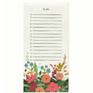 Bloc notes Floral Vines RIFLE PAPER CO www.little-home.fr Carnet Courses