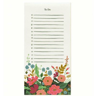 Bloc notes Floral Vines RIFLE PAPER CO www.little-home.fr Carnet Courses