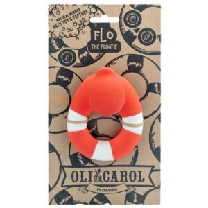 Canard de bain bouée vintage Flo - Rouge OLI & CAROL