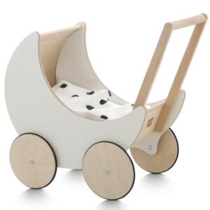 Landau Poupée Design blanc OOH NOO l www.little-home.fr Jouet bois Poupée