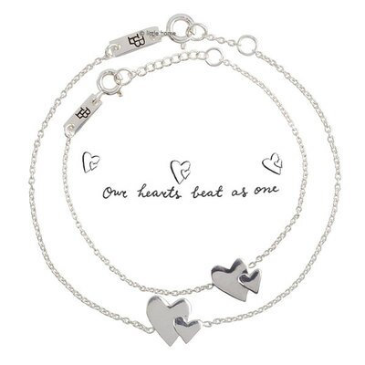 Coffret cadeau bracelets maman enfant Our hearts beat as one LENNEBELLE PETITES l little-home.f