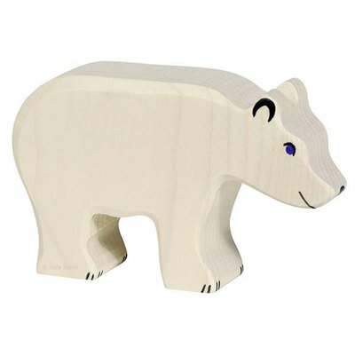 Figurine animal en bois - Ours polaire HOLZTIGER