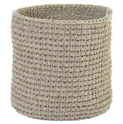 Panier de Rangement en tricot - lurex or ANNE-CLAIRE PETIT l www.little-home.fr Panier de Jouets Enfants