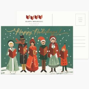 10 cartes Noël -Carolers Christmas RIFLE PAPERCO
