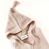 Peignoir de bain Pepin - uni rose fané MOUMOUT